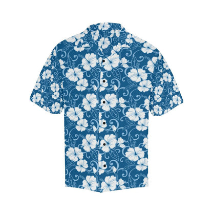 Hibiscus Pattern Print Design HB03 Men Hawaiian Shirt-JorJune