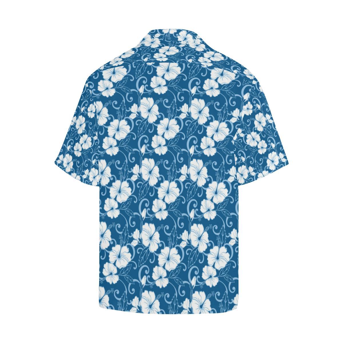 Hibiscus Pattern Print Design HB03 Men Hawaiian Shirt-JorJune