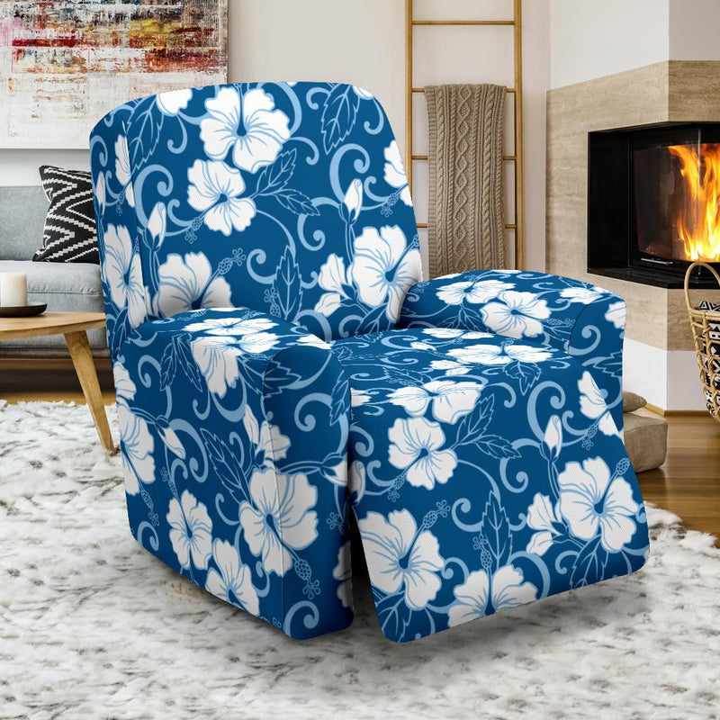 Hibiscus Pattern Print Design HB03 Recliner Slipcover-JORJUNE.COM