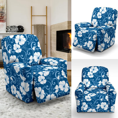 Hibiscus Pattern Print Design HB03 Recliner Slipcover-JORJUNE.COM