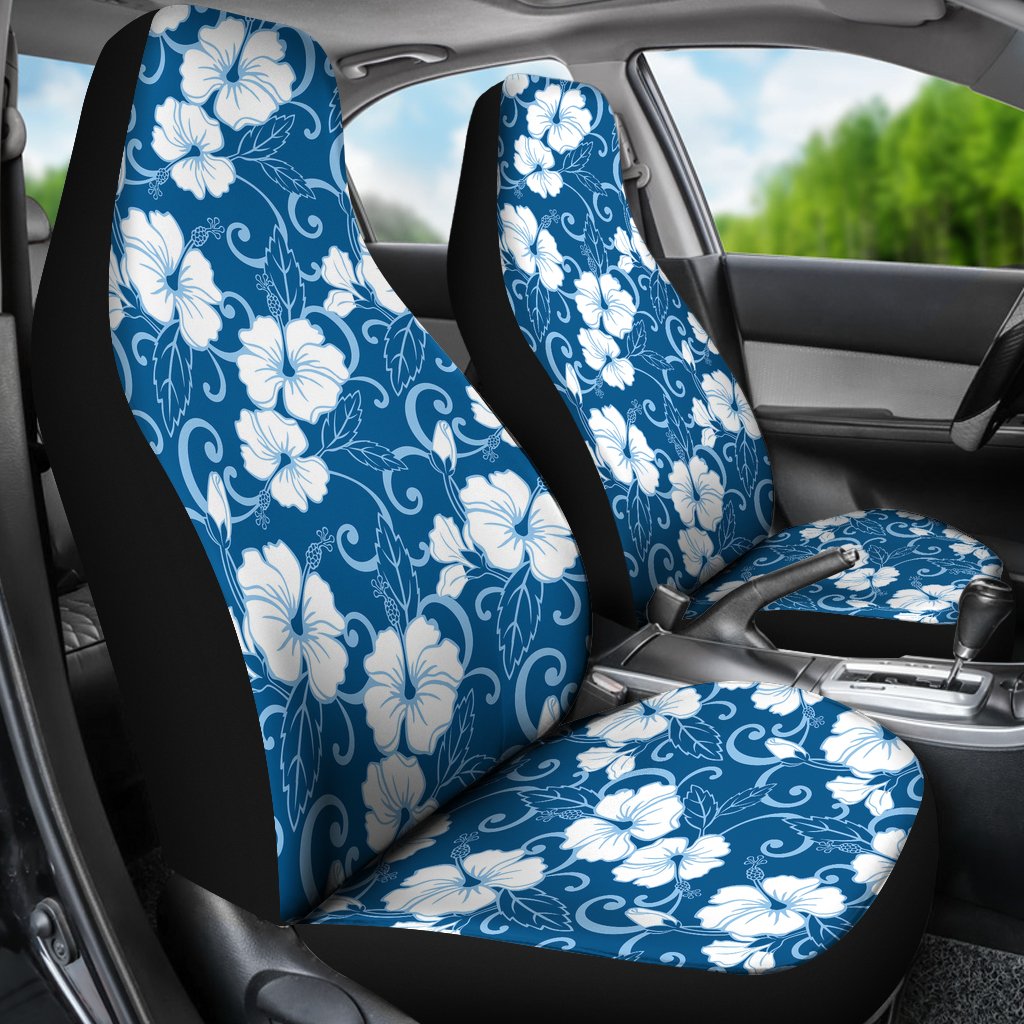 Hibiscus Pattern Print Design HB03 Universal Fit Car Seat Covers-JorJune