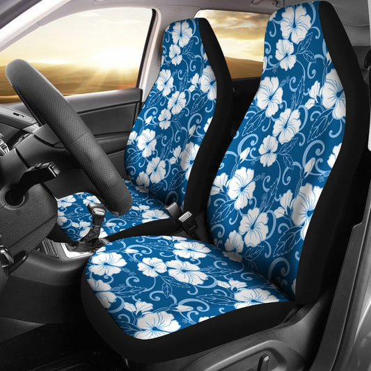 Hibiscus Pattern Print Design HB03 Universal Fit Car Seat Covers-JorJune