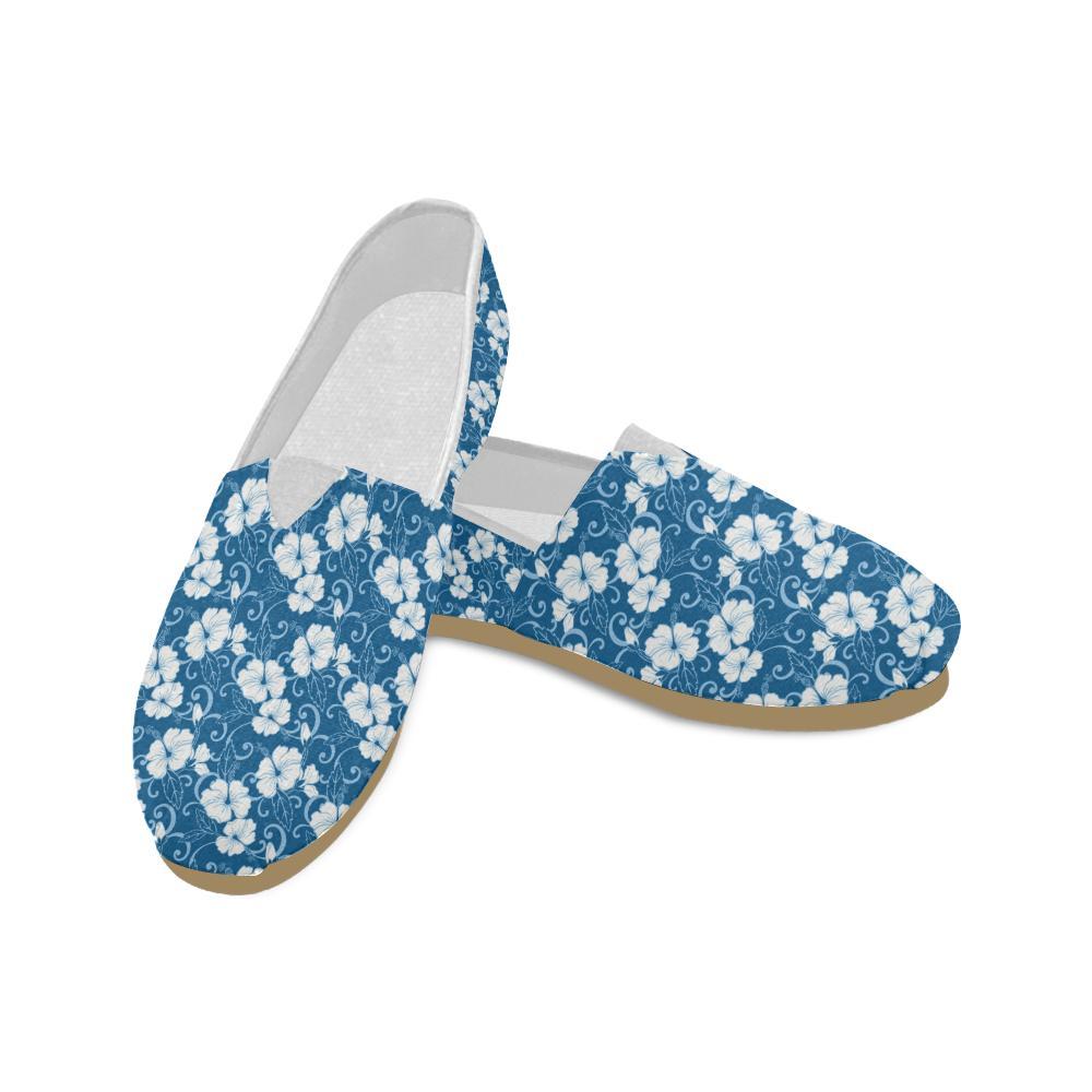 Hibiscus Pattern Print Design HB03 Women Casual Shoes-JorJune.com