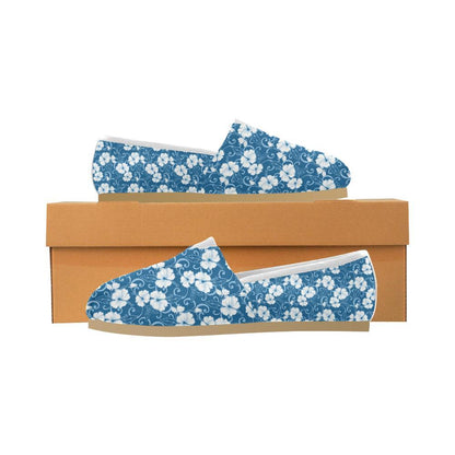 Hibiscus Pattern Print Design HB03 Women Casual Shoes-JorJune.com