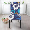 Hibiscus Pattern Print Design HB030 Dining Chair Slipcover-JORJUNE.COM