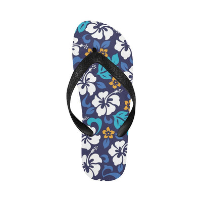 Hibiscus Pattern Print Design HB030 Flip Flops-JorJune