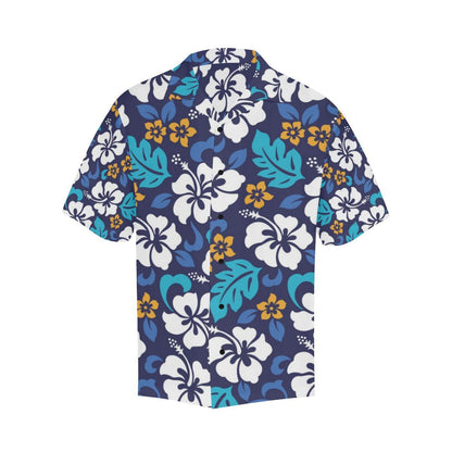 Hibiscus Pattern Print Design HB030 Men Hawaiian Shirt-JorJune
