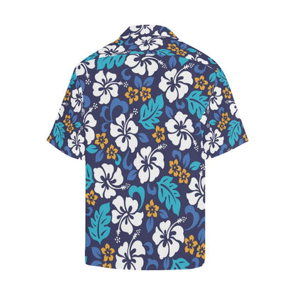 Hibiscus Pattern Print Design HB030 Men Hawaiian Shirt-JorJune