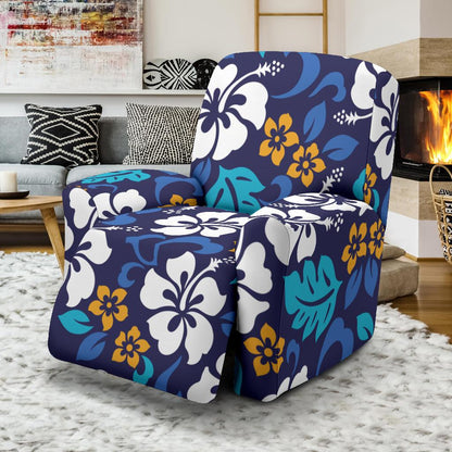 Hibiscus Pattern Print Design HB030 Recliner Slipcover-JORJUNE.COM