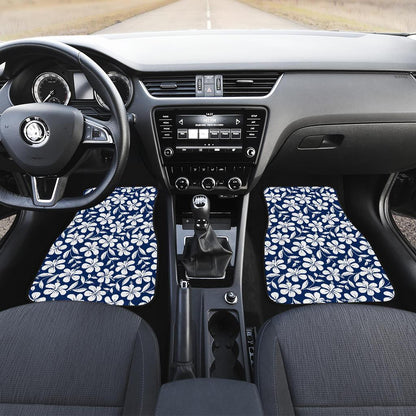 Hibiscus Pattern Print Design HB031 Car Floor Mats-JorJune