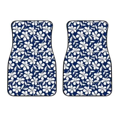 Hibiscus Pattern Print Design HB031 Car Floor Mats-JorJune