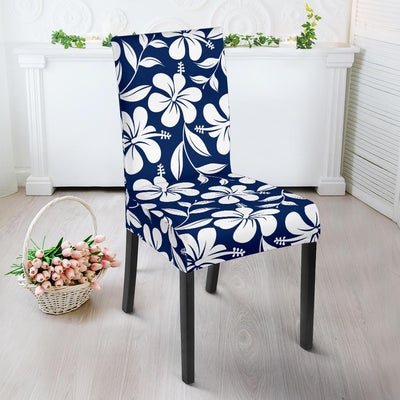 Hibiscus Pattern Print Design HB031 Dining Chair Slipcover-JORJUNE.COM