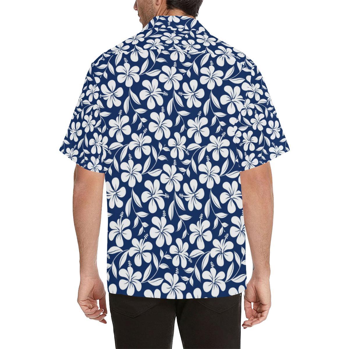 Hibiscus Pattern Print Design HB031 Men Hawaiian Shirt-JorJune