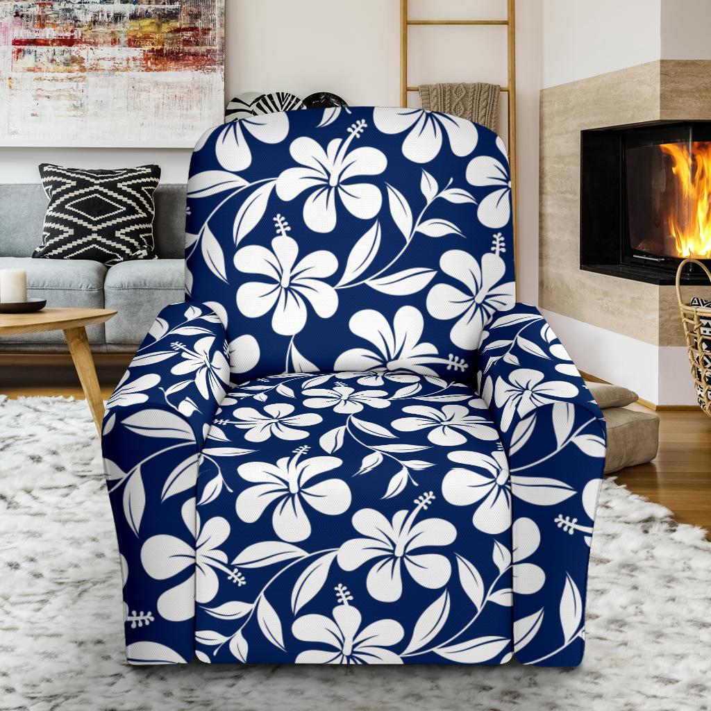 Hibiscus Pattern Print Design HB031 Recliner Slipcover-JORJUNE.COM