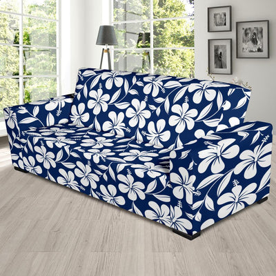 Hibiscus Pattern Print Design HB031 Sofa Slipcover-JORJUNE.COM