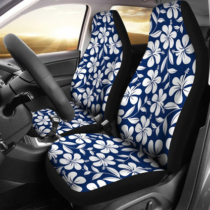 Hibiscus Pattern Print Design HB031 Universal Fit Car Seat Covers-JorJune