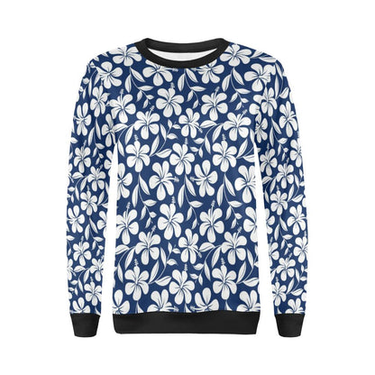 Hibiscus Pattern Print Design HB031 Women Long Sleeve Sweatshirt-JorJune