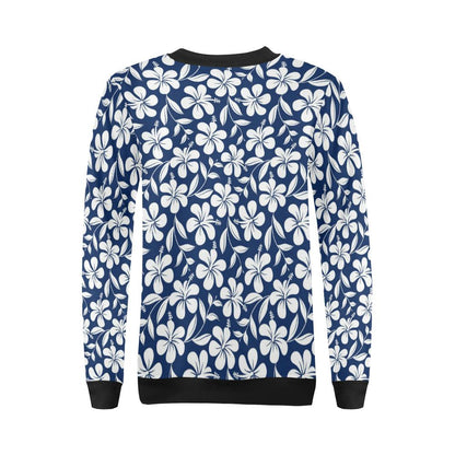 Hibiscus Pattern Print Design HB031 Women Long Sleeve Sweatshirt-JorJune