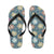 Hibiscus Pattern Print Design HB033 Flip Flops-JorJune