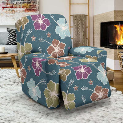 Hibiscus Pattern Print Design HB033 Recliner Slipcover-JORJUNE.COM