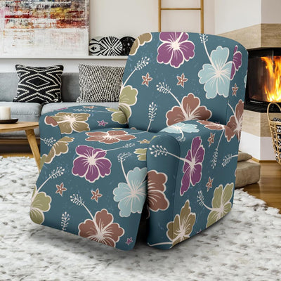 Hibiscus Pattern Print Design HB033 Recliner Slipcover-JORJUNE.COM