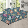 Hibiscus Pattern Print Design HB033 Sofa Slipcover-JORJUNE.COM