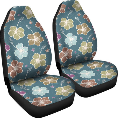 Hibiscus Pattern Print Design HB033 Universal Fit Car Seat Covers-JorJune