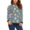 Hibiscus Pattern Print Design HB033 Women Long Sleeve Sweatshirt-JorJune