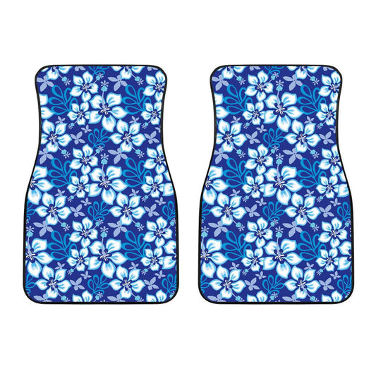 Hibiscus Pattern Print Design HB04 Car Floor Mats-JorJune