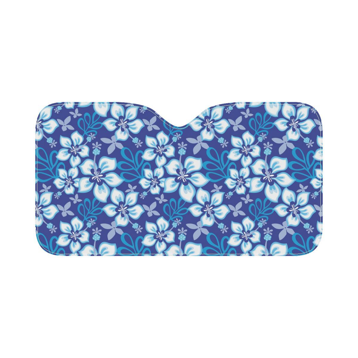 Hibiscus Pattern Print Design HB04 Car Sun Shade-JorJune