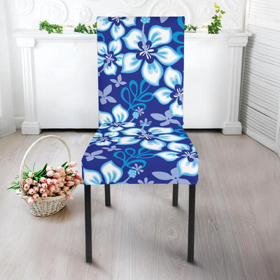 Hibiscus Pattern Print Design HB04 Dining Chair Slipcover-JORJUNE.COM