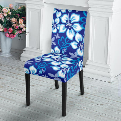 Hibiscus Pattern Print Design HB04 Dining Chair Slipcover-JORJUNE.COM