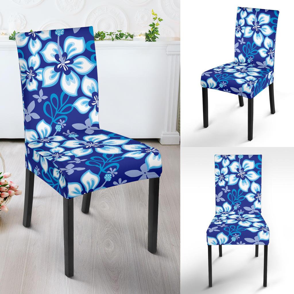 Hibiscus Pattern Print Design HB04 Dining Chair Slipcover-JORJUNE.COM