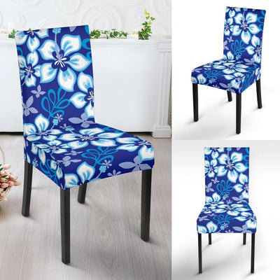 Hibiscus Pattern Print Design HB04 Dining Chair Slipcover-JORJUNE.COM