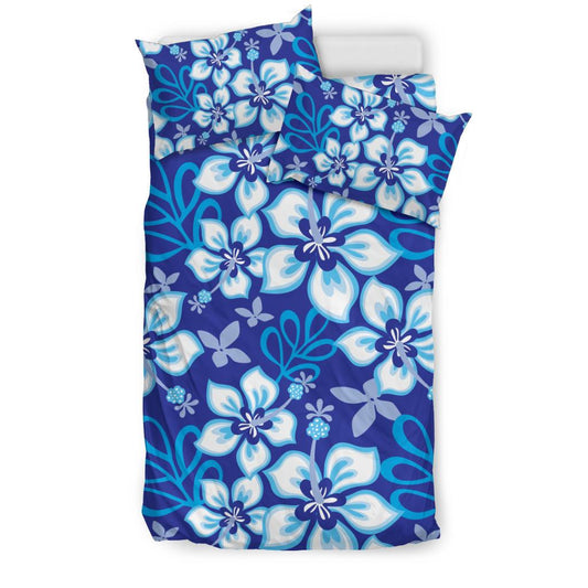 Hibiscus Pattern Print Design HB04 Duvet Cover Bedding Set-JORJUNE.COM