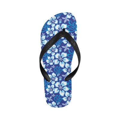 Hibiscus Pattern Print Design HB04 Flip Flops-JorJune