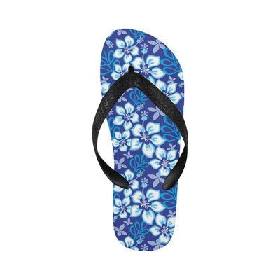 Hibiscus Pattern Print Design HB04 Flip Flops-JorJune