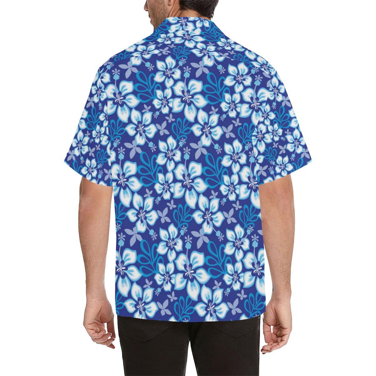 Hibiscus Pattern Print Design HB04 Men Hawaiian Shirt-JorJune