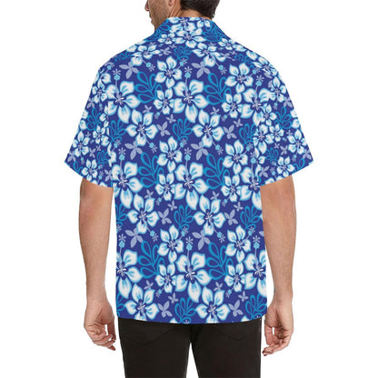 Hibiscus Pattern Print Design HB04 Men Hawaiian Shirt-JorJune