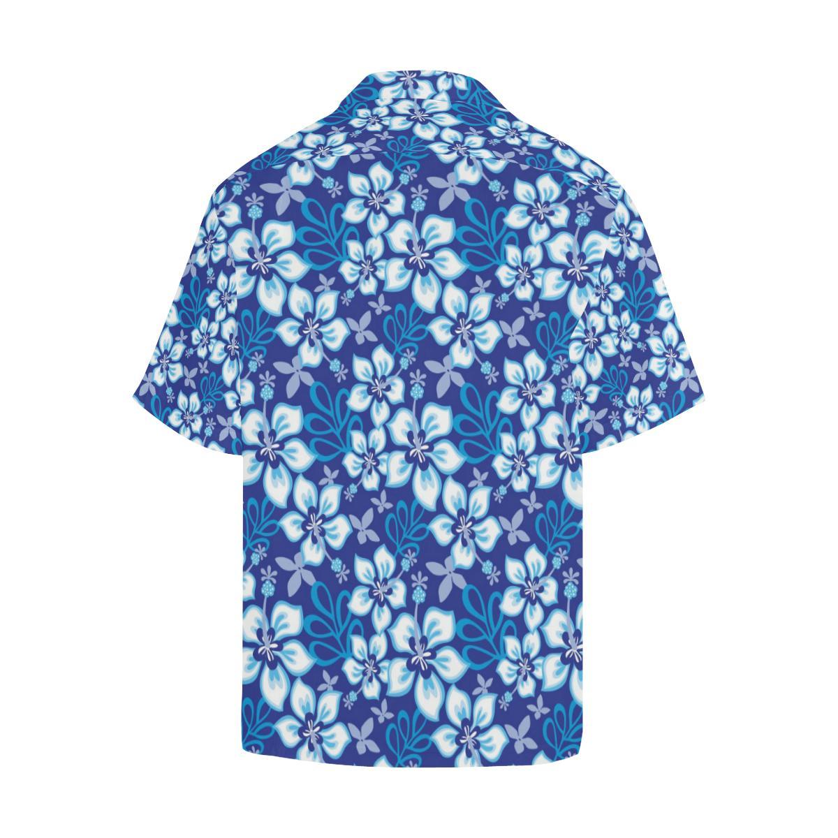 Hibiscus Pattern Print Design HB04 Men Hawaiian Shirt-JorJune