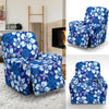 Hibiscus Pattern Print Design HB04 Recliner Slipcover-JORJUNE.COM