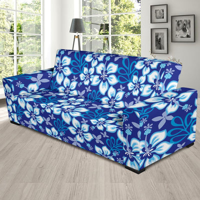 Hibiscus Pattern Print Design HB04 Sofa Slipcover-JORJUNE.COM