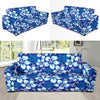 Hibiscus Pattern Print Design HB04 Sofa Slipcover-JORJUNE.COM