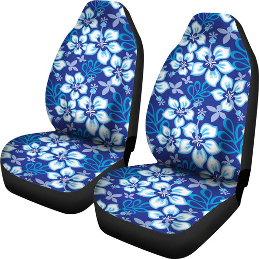 Hibiscus Pattern Print Design HB04 Universal Fit Car Seat Covers-JorJune