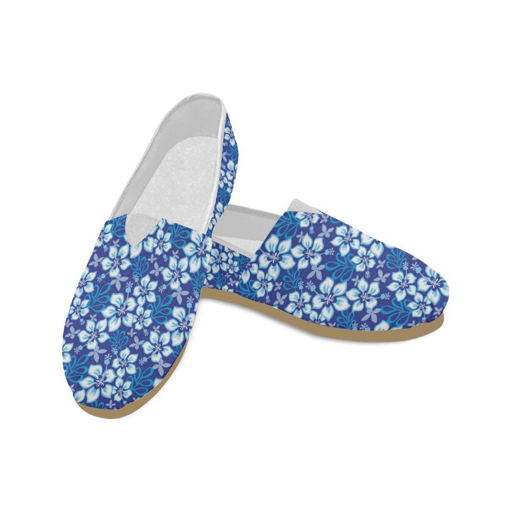 Hibiscus Pattern Print Design HB04 Women Casual Shoes-JorJune.com