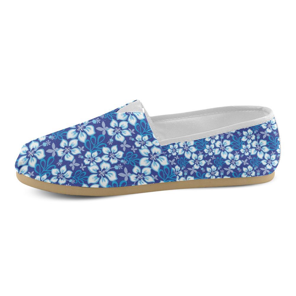 Hibiscus Pattern Print Design HB04 Women Casual Shoes-JorJune.com