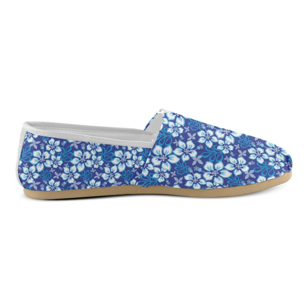 Hibiscus Pattern Print Design HB04 Women Casual Shoes-JorJune.com