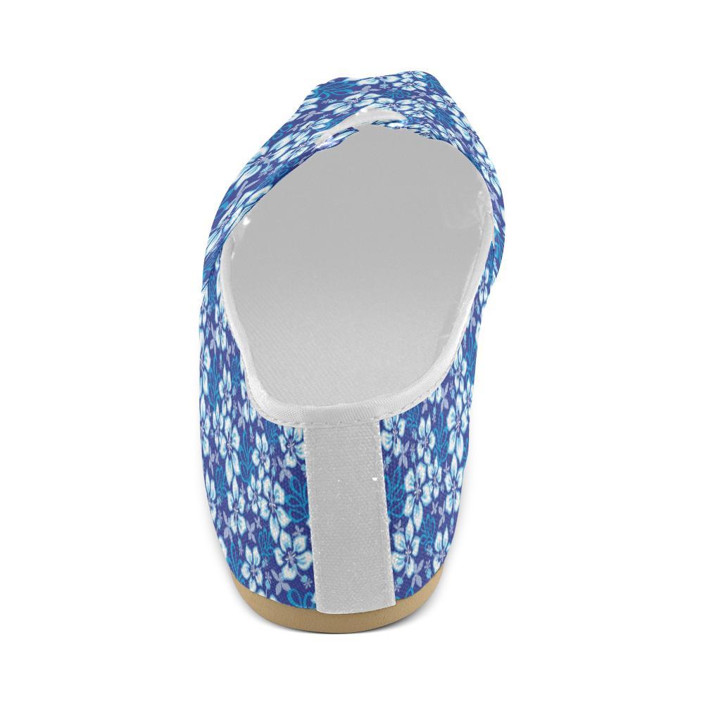 Hibiscus Pattern Print Design HB04 Women Casual Shoes-JorJune.com
