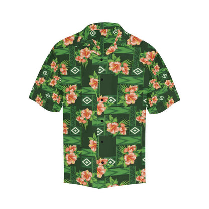 Hibiscus Pattern Print Design HB05 Men Hawaiian Shirt-JorJune