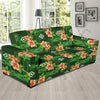 Hibiscus Pattern Print Design HB05 Sofa Slipcover-JORJUNE.COM